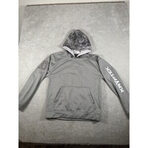 Kryptek Hoodie Mens Medium Gray Camo Spartan Logo Tactical‎ Hunting